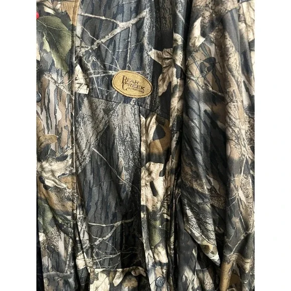 Camo Bear Creek Outfitters Coat Mens Large Heavy Duty Lined Hunting Outdoors XXL - Picture 9 of 16